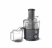 Соковыжималка центробежная BQ J1008 Gray-Black, 1200 Вт, 1.1 л, 2 скорости, серый с черным