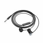 Наушники внутриканальные Hoco М110 Jack 3.5 мм, 1.2 м, черные