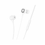 Наушники внутриканальные Hoco М116 iPhone 1.2 м, ABS+TPE, белые