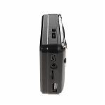 Радиоприемник Сигнал РП-221 USB, microSD, пластик, черный, 33х73х114 мм