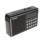 Радиоприемник Сигнал РП-221 USB, microSD, пластик, черный, 33х73х114 мм