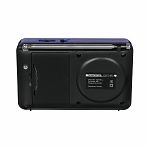 Радиоприемник Сигнал РП-222 USB, microSD, пластик, синий с черным