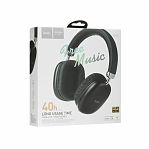 Наушники беспроводные Hoco W35, Для прослушивания музыки, черные