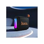 Колонка беспроводная Hoco HC31 River LED, Bluetooth, 1500 мАч, влагозащищенная, черная