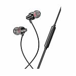 Наушники проводные Hoco M90 Type-C, с гарнитурой, внутриканальные, черные