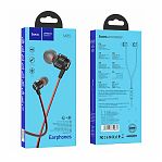 Наушники проводные Hoco M85 Platinum sound universal earphone, черные