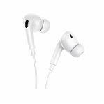 Наушники проводные Hoco Pro M101, внутриканальные, регулятор громкости, белые