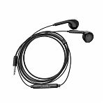 Наушники проводные Hoco M101, внутриканальные, регулятор громкости, черные