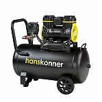 Компрессор безмасляный Hanskonner HAC501, 1.5 кВт, ресивер 50 л, 240 л/мин