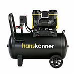 Компрессор безмасляный Hanskonner HAC501, 1.5 кВт, ресивер 50 л, 240 л/мин