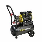 Компрессор безмасляный Hanskonner HAC241, 1.5 кВт, ресивер 24 л, 240 л/мин