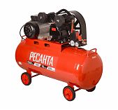 Компрессор Ресанта КП-100/400Р 74/7/5, 2.5 кВт, ресивер 100 л, 400 л/мин