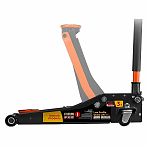 Домкрат подкатной Startul Auto ST8013-05 гидравлический 3 т, профессиональный, высота 75-505 мм