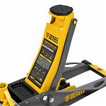 Домкрат подкатной Denzel 51250 гидравлический 3 т, профессиональный, высота 75-500 мм