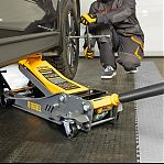 Домкрат подкатной Denzel  51251 гидравлический 3.8 т, профессиональный, высота 110-580 мм