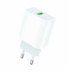 Устройство зарядное GoPower GPQC07, сетевое, 1USB 18 Вт, QC3.0, белое