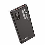 Внешний аккумулятор GoPower PB03-10 10000 mAh, 3.0 A, 22.5 W, 2USB/Type-C черный (1/50)