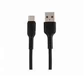 Кабель GoPower GP21T USB (m)-Type-C (m) 3.0 A, 27 W, силикон, черный