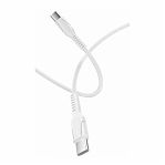 Кабель GoPower GP21TT Type-C (m)-Type-C (m) 3.0 A, 60 W, силикон, белый