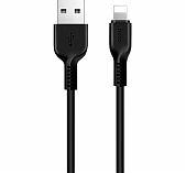 Кабель Hoco X20 Flash USB - IPhone Lightning Для быстрой зарядки, 1 м, черный