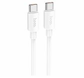 Шнур Hoco x96 hyper type-c, 3А, pd60w, 1 м, pvc, поливинилхлорид, белый