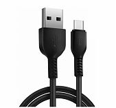 Шнур USB 2.0 Hoco X20, AM/Type-C M Для быстрой зарядки, 1 м, черный