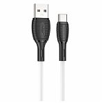 Шнур Borofone BX86 для Type-C - Type-C Для быстрой зарядки, 1 м, 3.0A, 60 Вт, чёрный