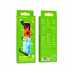 Кабель Borofone BX86 Type-C - Lightning 1 м, ПВХ оплетка, 2.4 А, черный