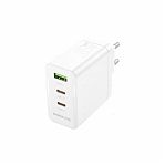 Устройство зарядное для телефона Borofone BN12 2xUSB type-C, USB, белый