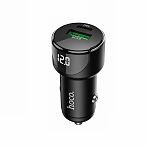 Блок зарядный автомобильный Hoco Z42 USB, Type-C, 20 Вт, 3 А, черный