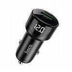 Блок зарядный автомобильный Hoco Z42 USB, Type-C, 20 Вт, 3 А, черный