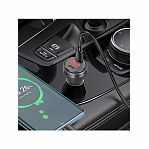 Блок зарядный автомобильный Hoco NZ12C 2xUSB-C, 60 Вт, черный