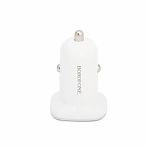 Блок зарядный автомобильный Borofone BZ12 2xUSB, 2.4 А, белый