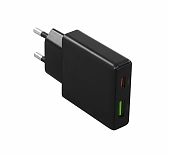 Устройство зарядное для телефона Hoco N38 USB, USB-C, 20 Вт, 3 А, черный