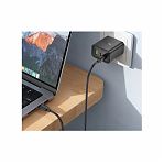 Устройство зарядное для телефона Hoco N51 с кабелем Type-C, USB Type-A, черный