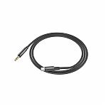 Кабель Hoco UPA19 AUX 3.5mm type-c 1 м, нейлоновая оплетка, черный