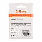 Держатель автомобильный GoPower GPA05 в воздуховод, магнитный на шарнире, черный