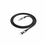 Кабель Borofone BL19 AUX 3.5mm Type-c, 1 м, для наушников, черный