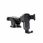 Держатель для телефона автомобильный Hoco CA104 на панель приборов или лобовое стекло, универсальный, черный