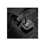 Автомобильный FM-трансмиттер Borofone BC50, Bluetooth 5.4, USB 2.0, USB Type-C, черно-серый