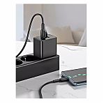 Блок зарядный Borofone BAS14A, PD20W/QC3.0, матовое покрытие, черный