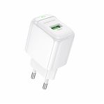 Блок зарядный Borofone BAS42A, 1USB 3.0A QC3.0 18 Вт, матовое покрытие, белый