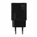 Блок зарядный Hoco N56, 30 Вт, 3 А, 2xUSB-A, 2xUSB-C, черный