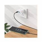 Кабель Hoco X89 Type-C - Type-C, 3 А, нейлоновая оплетка, цвет черный, 1 м