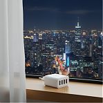 Блок зарядный Hoco C102A, QC3.0 4 USB, 100-240В, 3 А, быстрая зарядка, белый