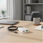 Устройство зарядное Hoco N73 Speed PD20W+QC3.0, Type-C - Type-C EU, белый