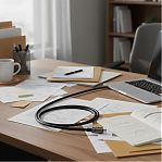 Кабель Hoco U143, USB Type-C (m) - USB (m) 5 A, силикон, цвет черный, 1.2 м