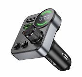 FM-трансмиттер Hoco E86 Alegria, Bluetooth, PD30W/QC3.0, 48 Вт, черный