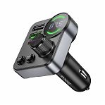 FM-трансмиттер Hoco E86 Alegria, Bluetooth, PD30W/QC3.0, 48 Вт, черный