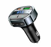 FM-трансмиттер Hoco E70 PD30W+QC3.0, E70, Bluetooth, QC3.0, PD 30 Вт, черный